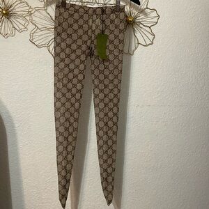 New Gucci original GG tights size small